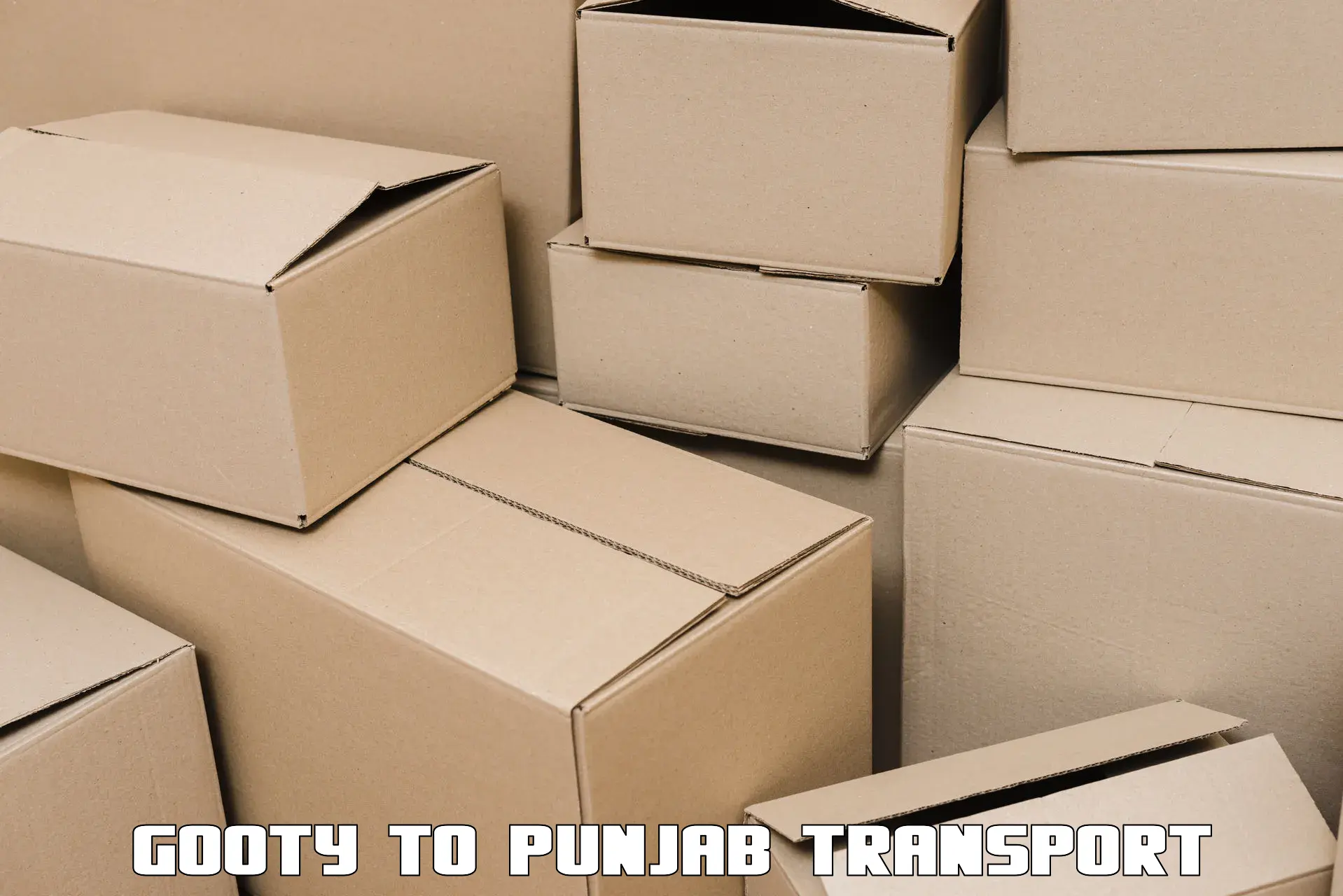 Cargo transportation services Gooty to Malerkotla