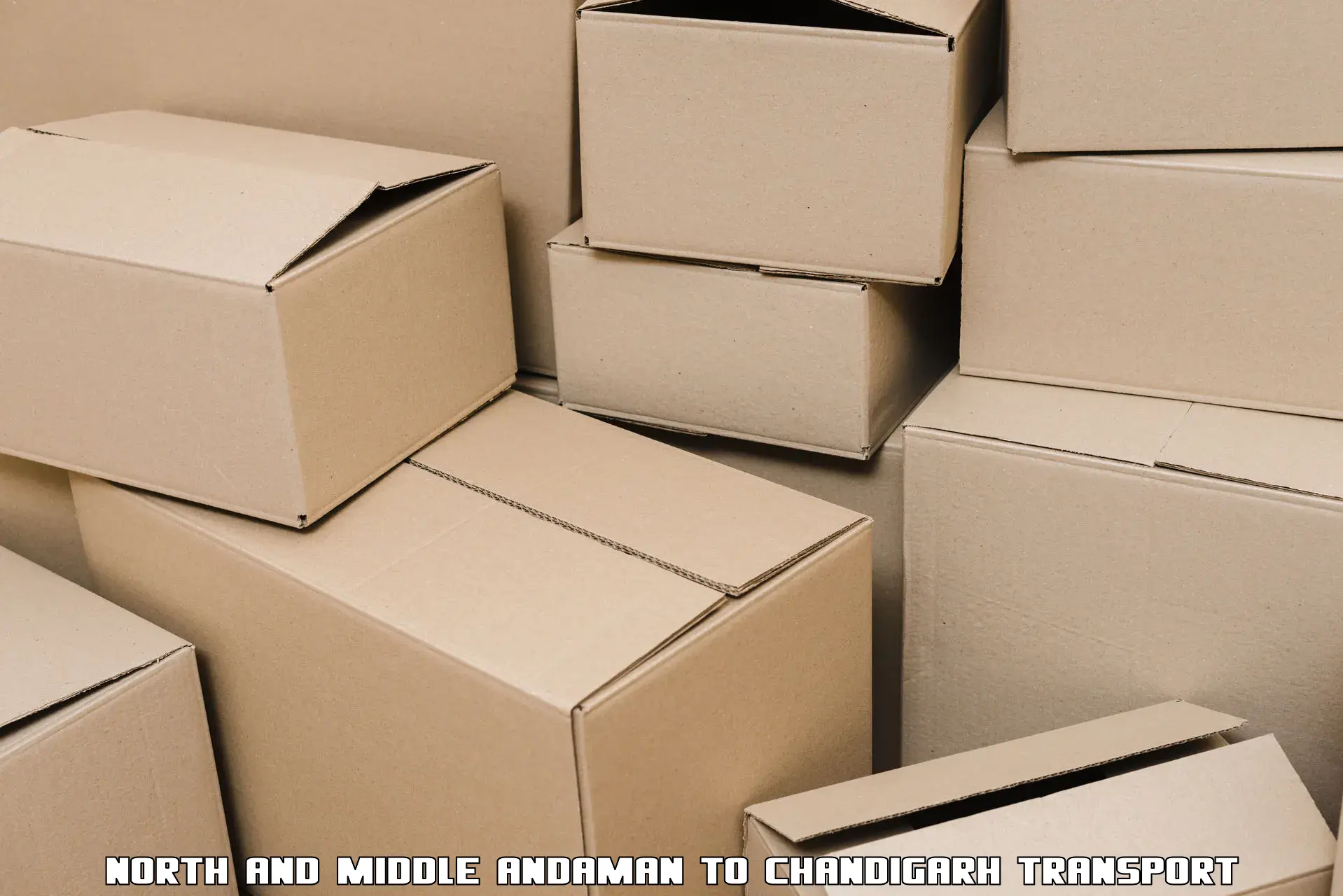Cargo transportation services North And Middle Andaman to Panjab University Chandigarh