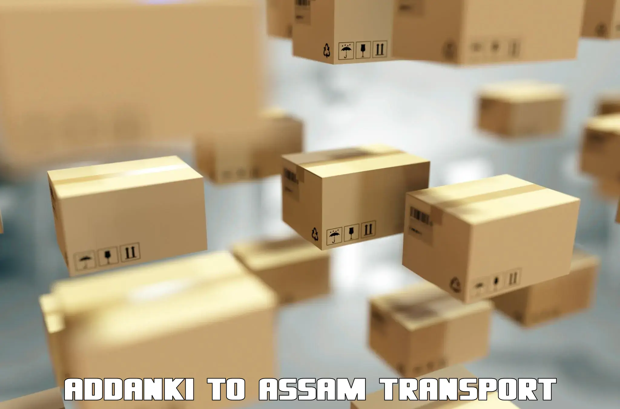 Online transport Addanki to Golaghat