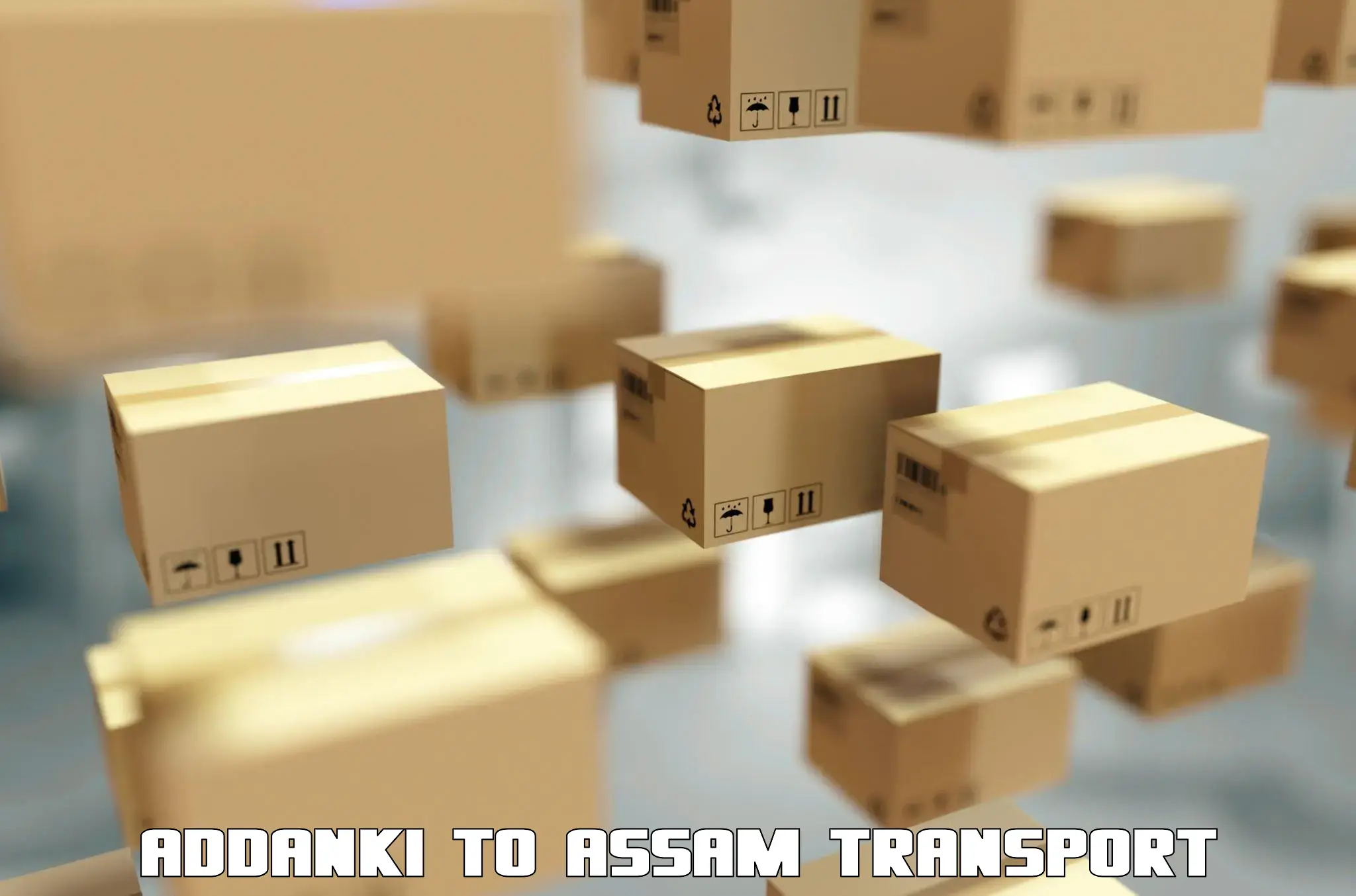 Parcel transport services Addanki to Thelamara