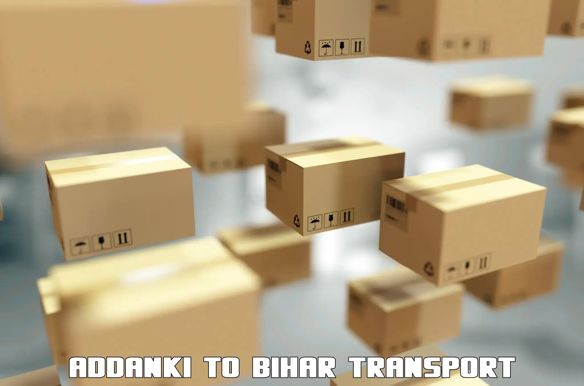 Container transportation services Addanki to Sahebganj Muzaffarpur