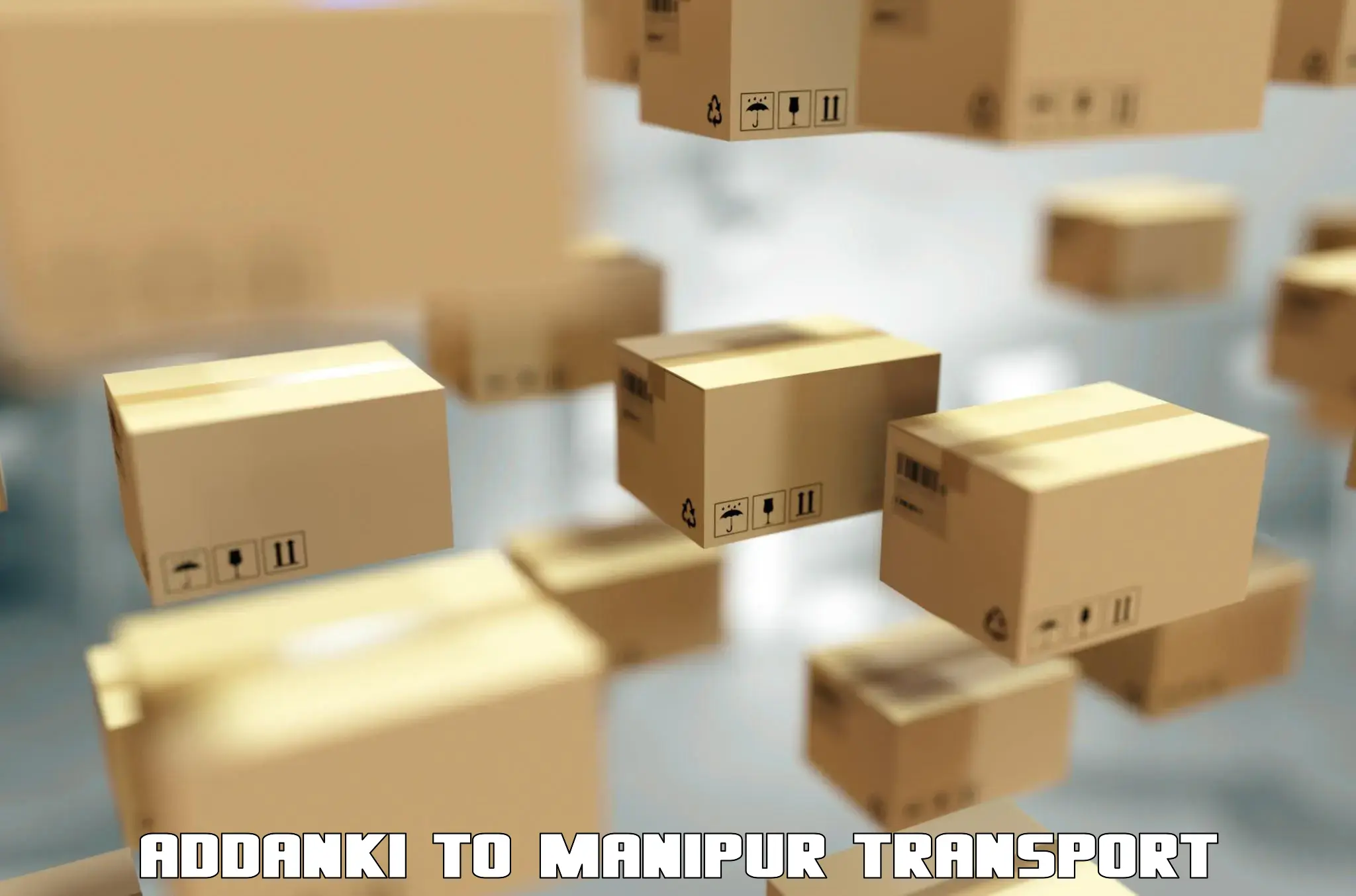 Commercial transport service Addanki to Moirang