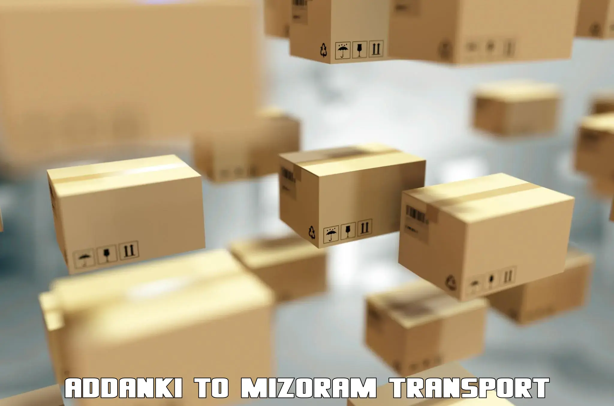 Nearby transport service Addanki to Mizoram