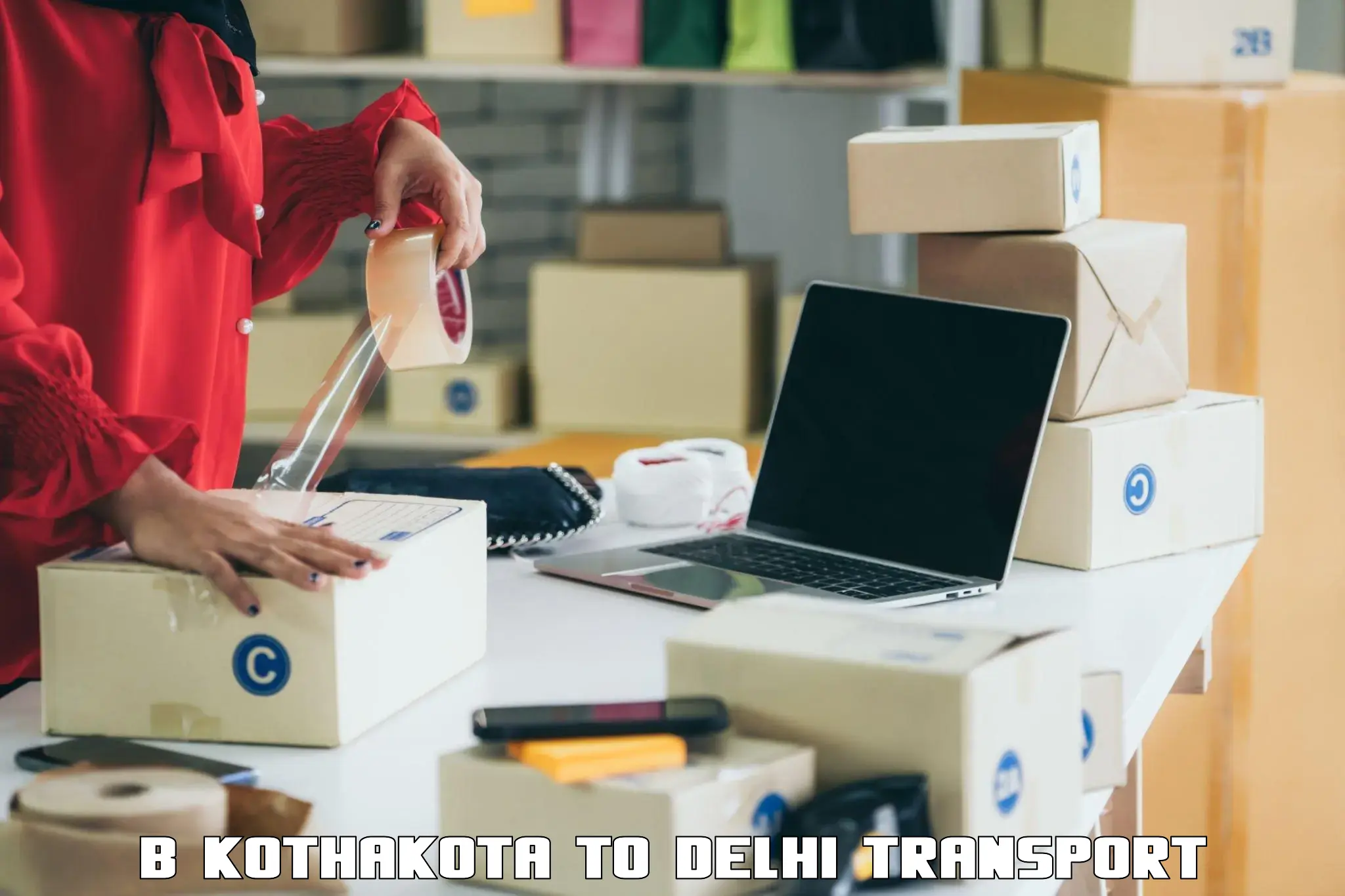 Road transport online services B Kothakota to University of Delhi