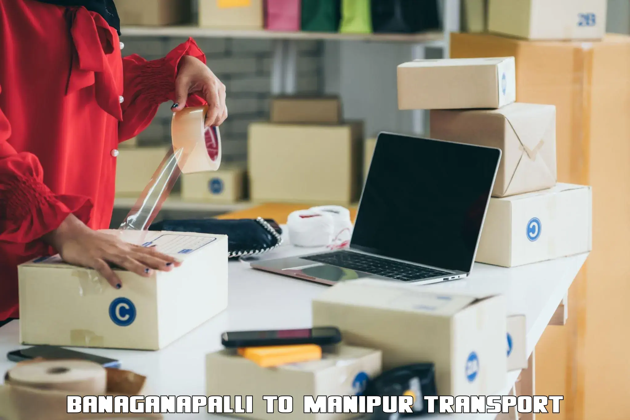 Two wheeler parcel service Banaganapalli to IIIT Senapati