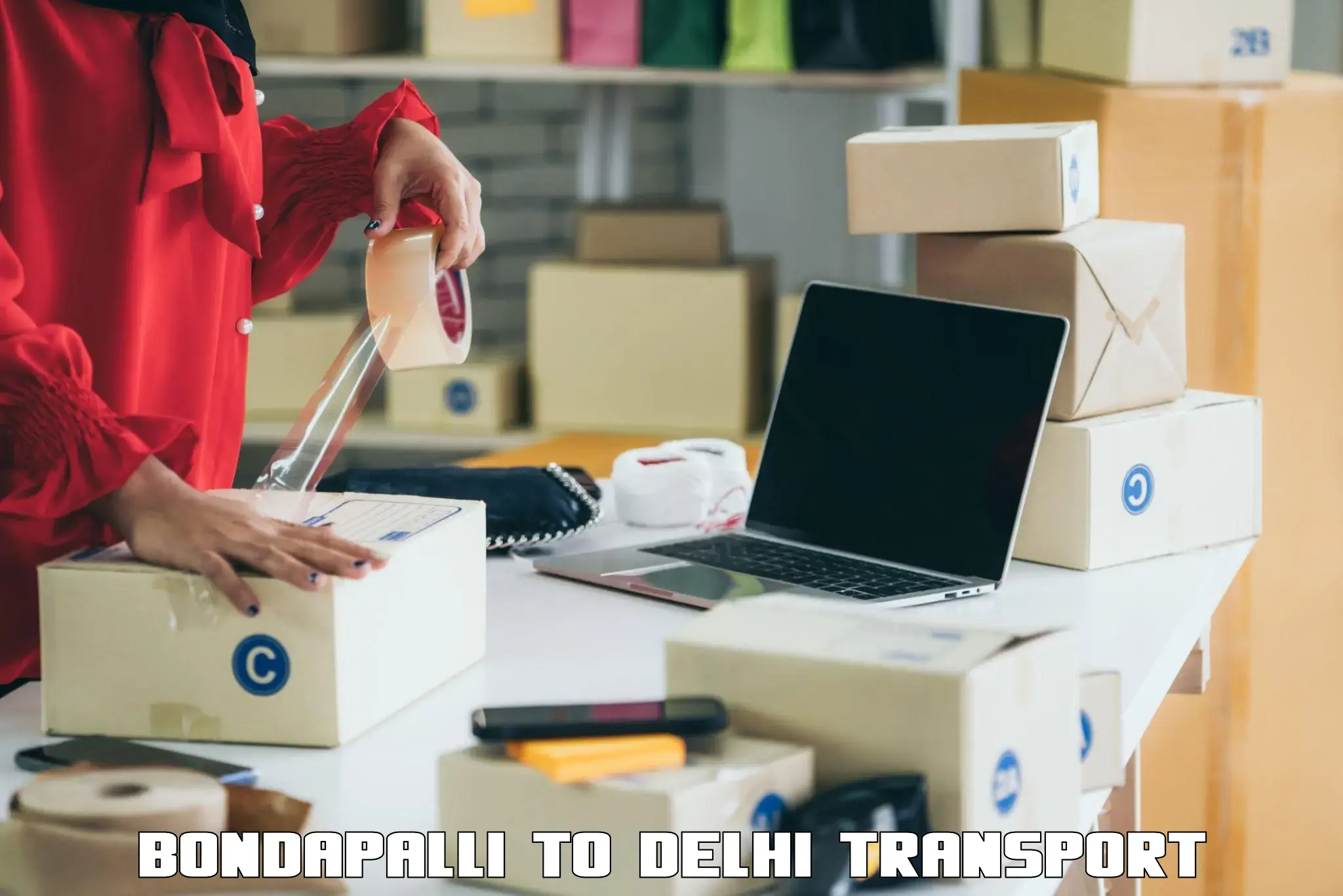 Transport in sharing Bondapalli to Delhi