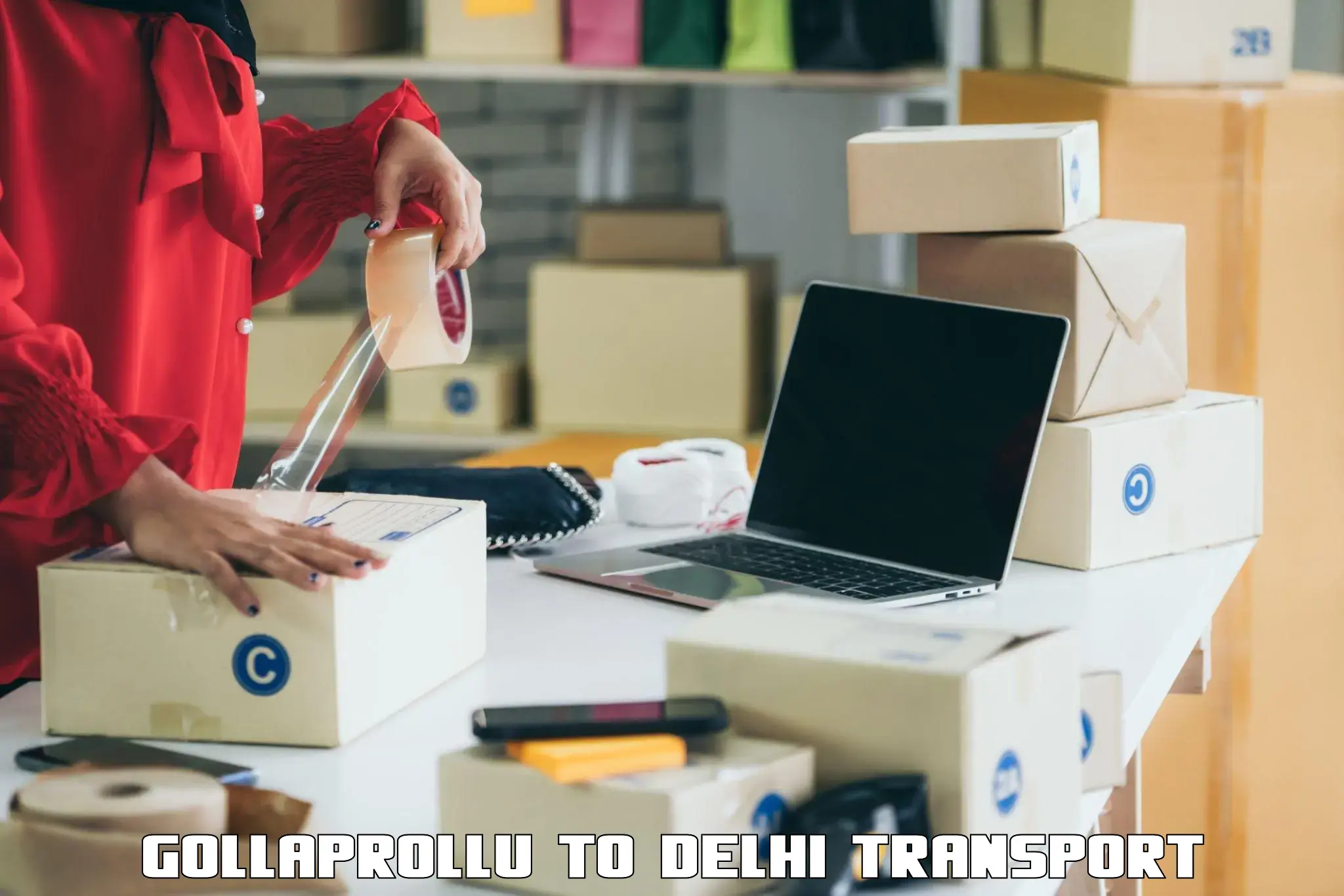 Bike transport service Gollaprollu to Delhi