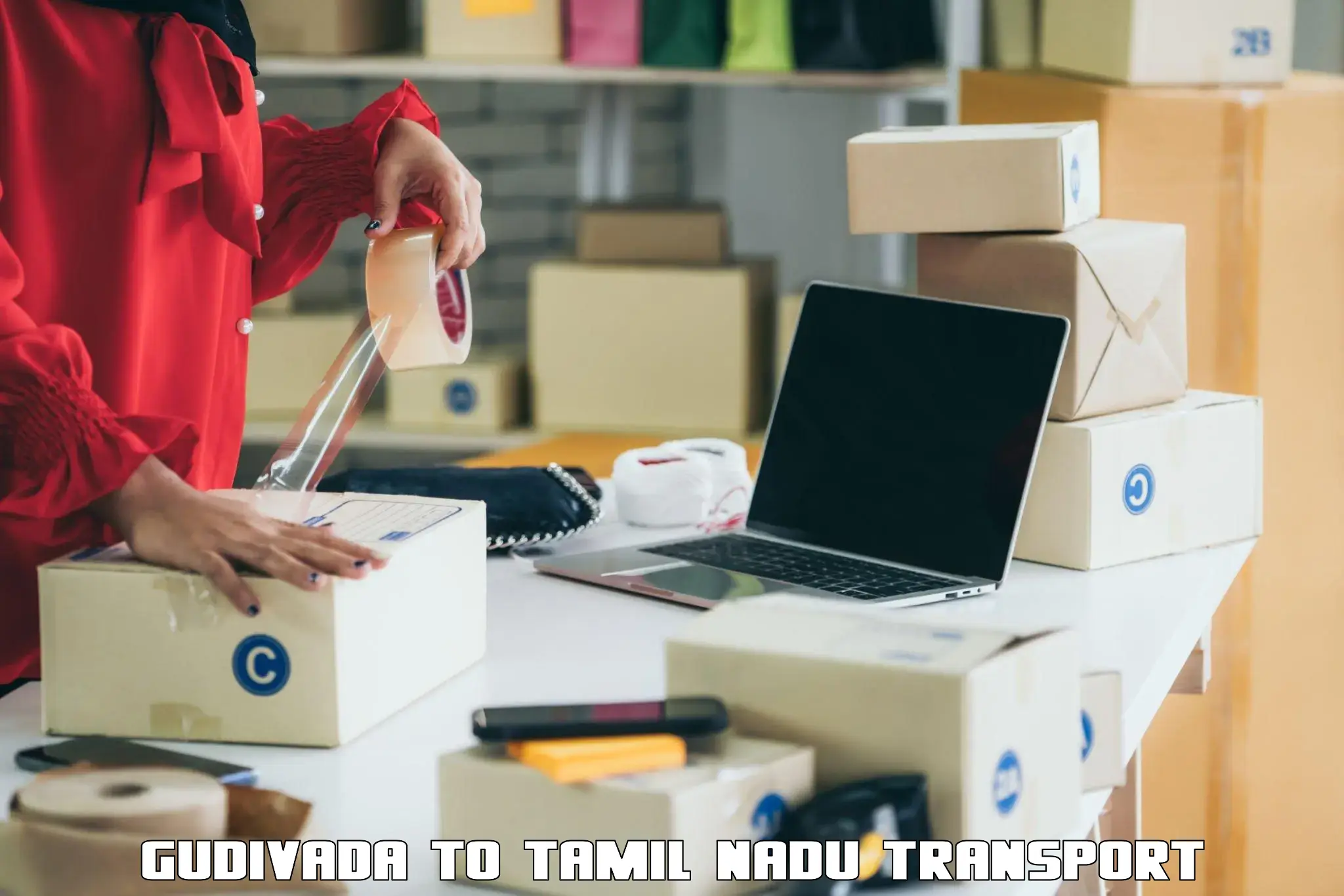 International cargo transportation services in Gudivada to Tamil Nadu