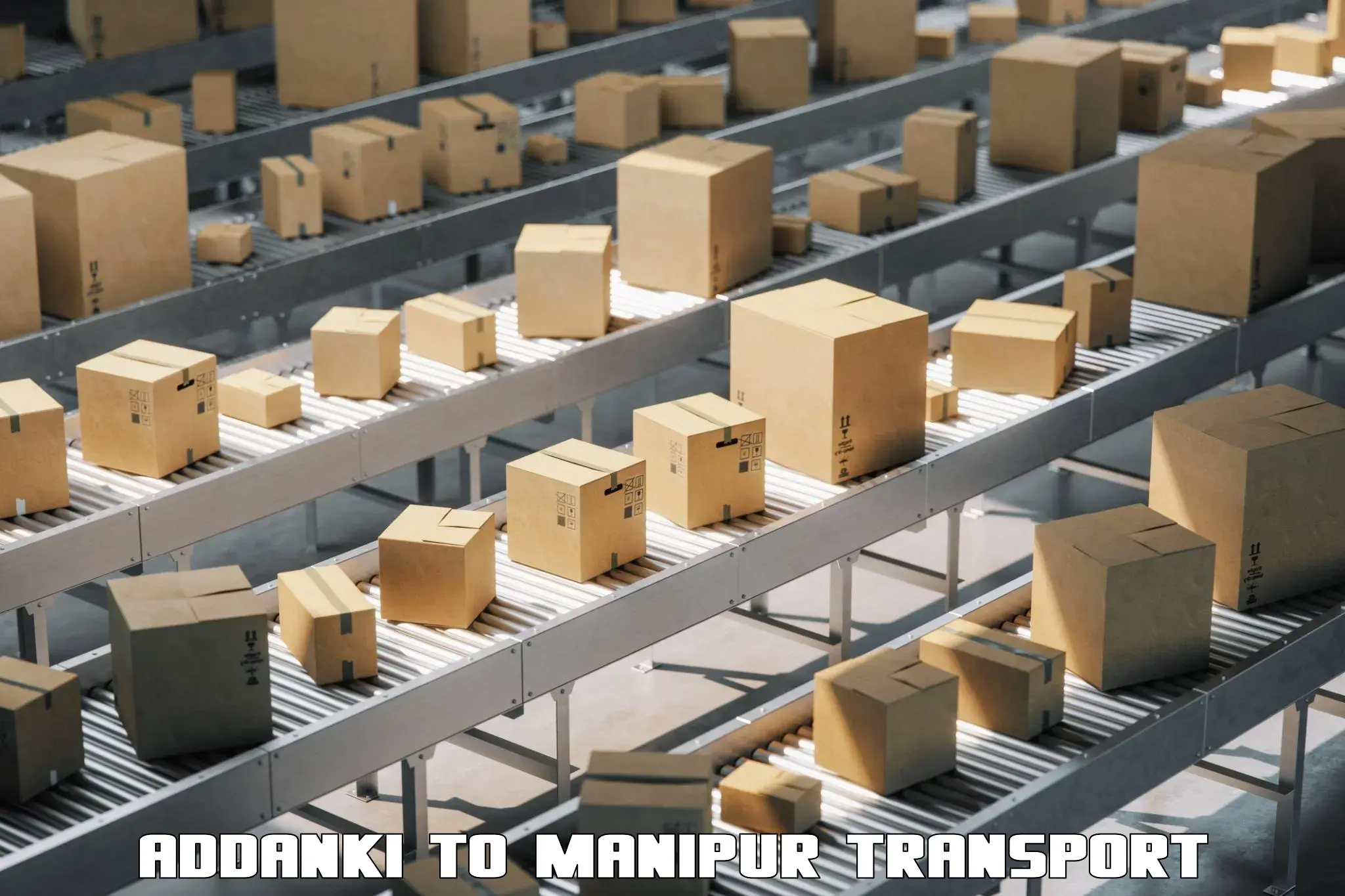 Cargo transport services Addanki to Kangpokpi