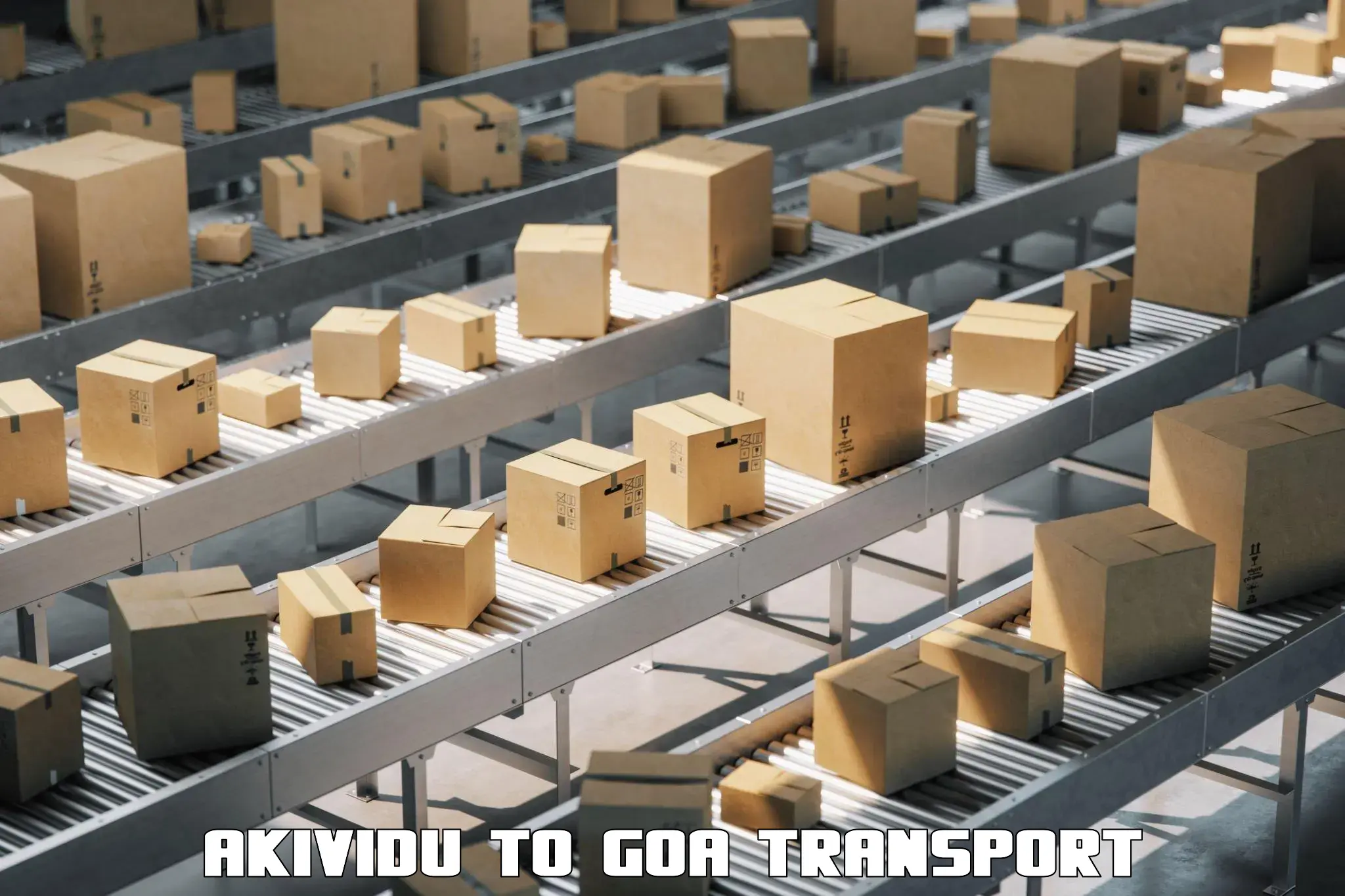 Door to door transport services Akividu to Goa