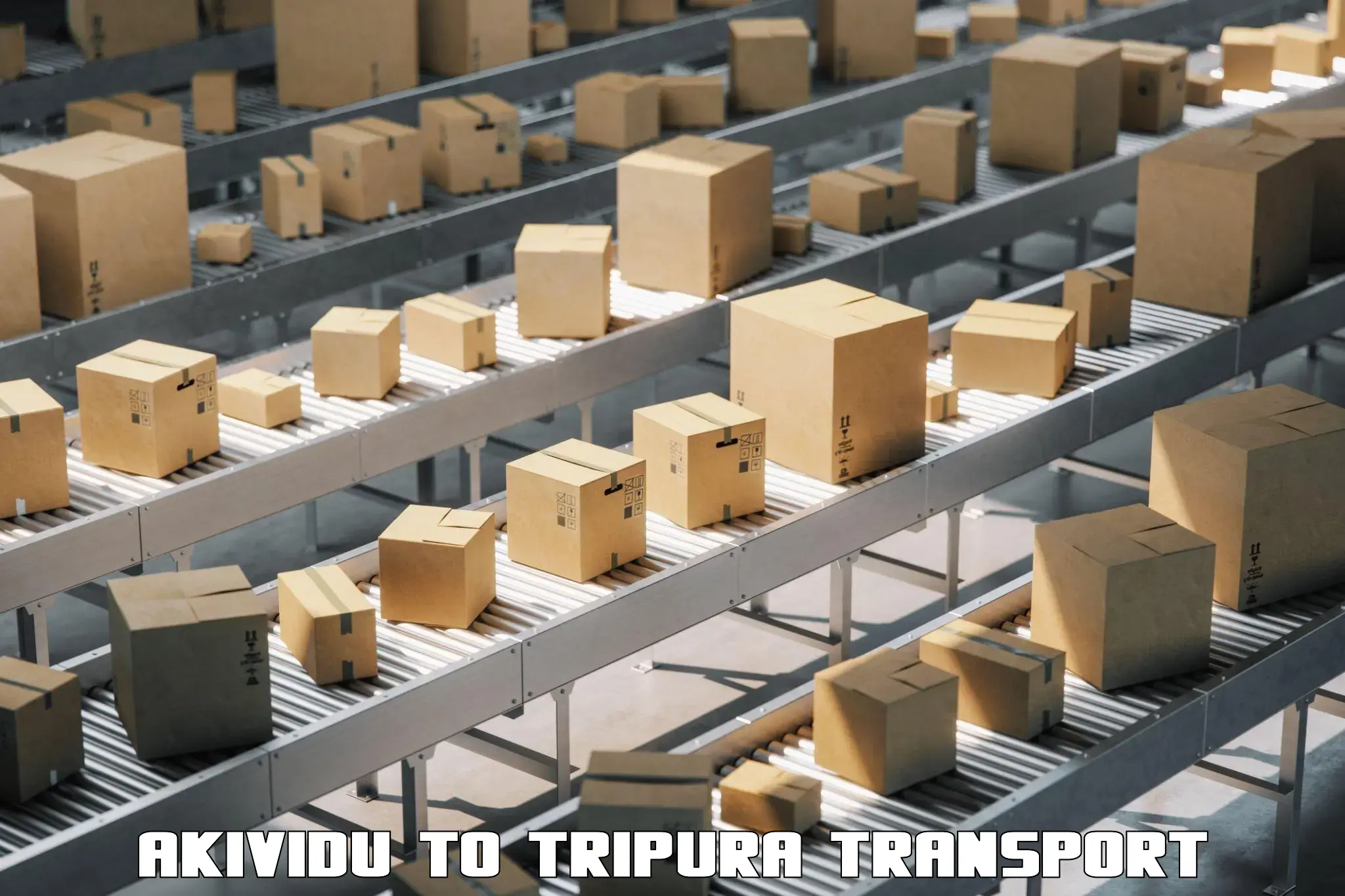 India truck logistics services Akividu to Kamalpur