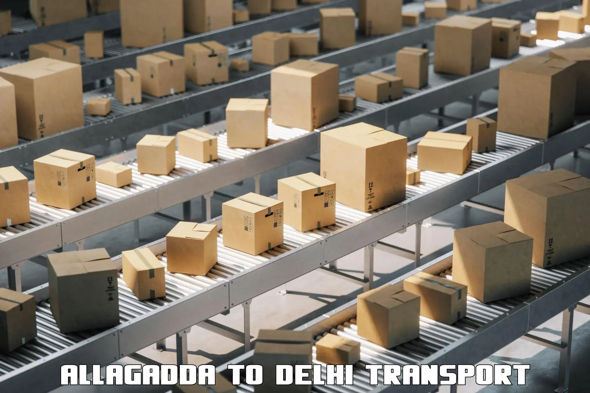 Truck transport companies in India Allagadda to Delhi