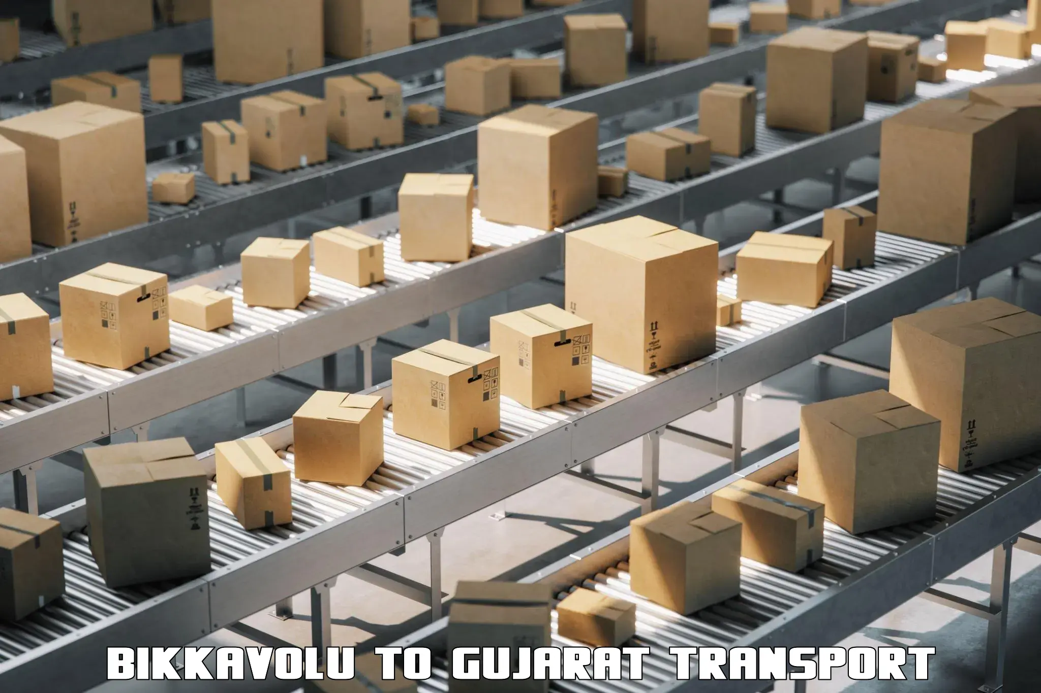 Parcel transport services Bikkavolu to Patdi