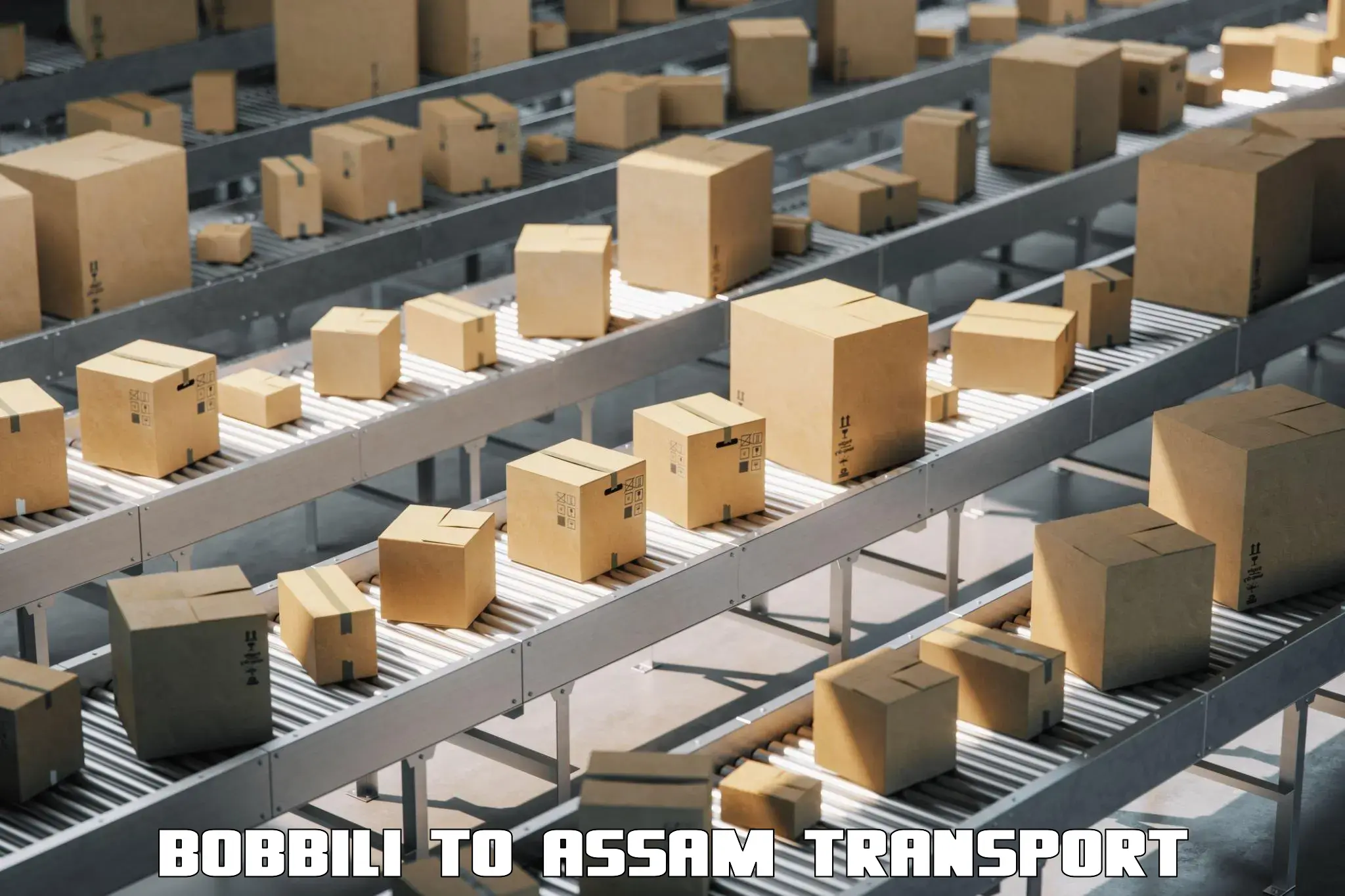 Domestic goods transportation services Bobbili to Assam