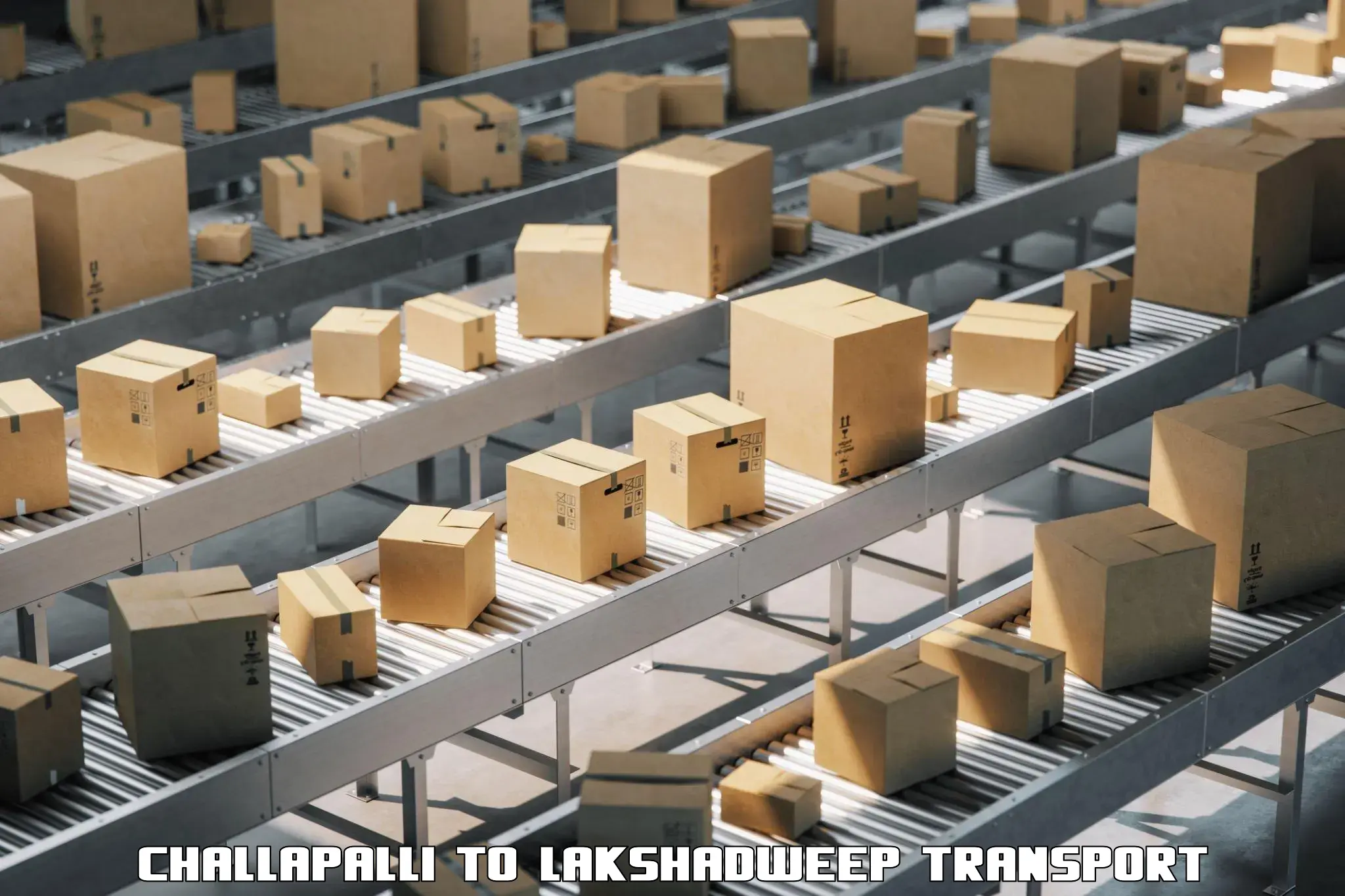 International cargo transportation services Challapalli to Lakshadweep