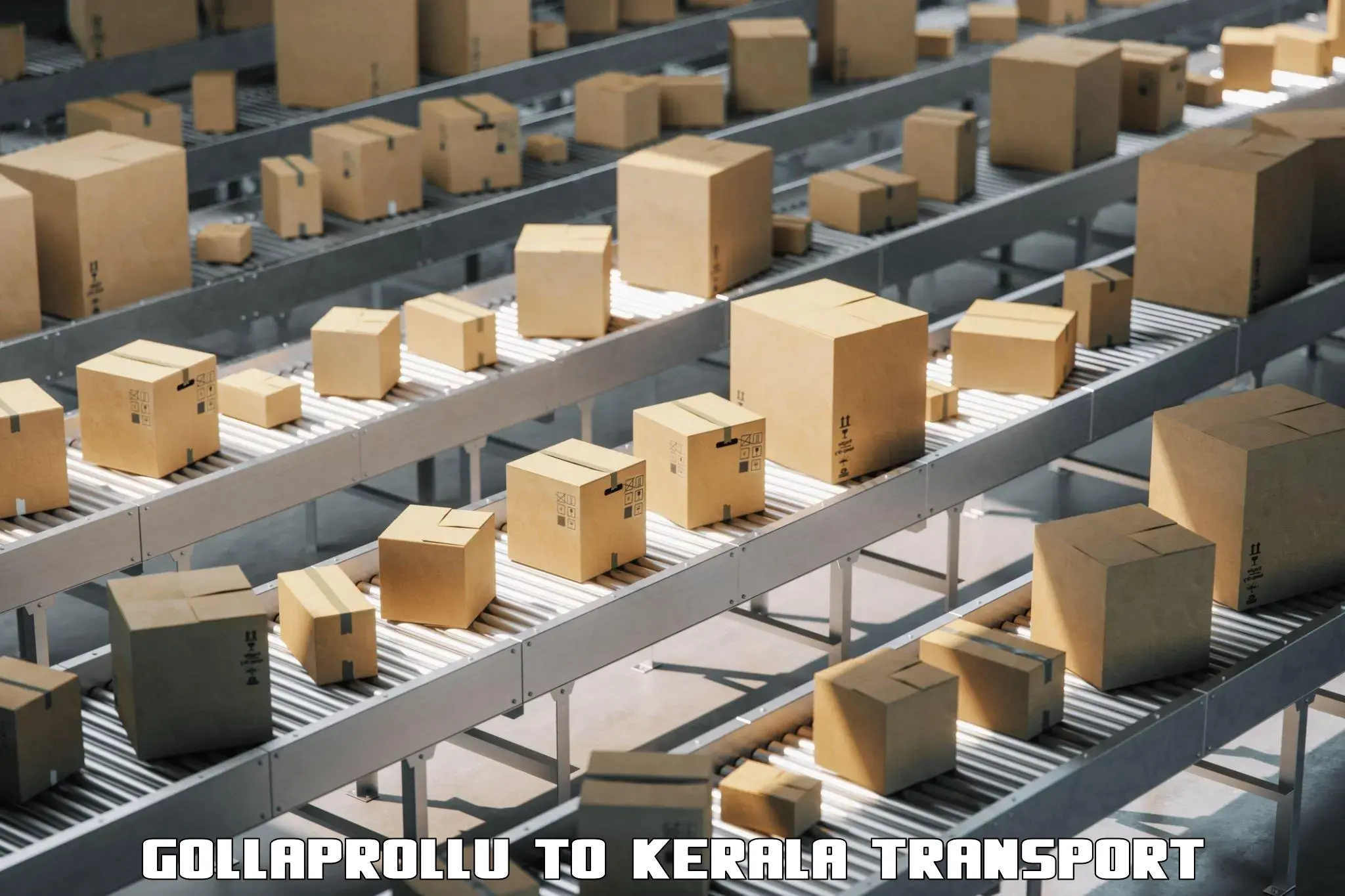 Container transport service Gollaprollu to Kerala