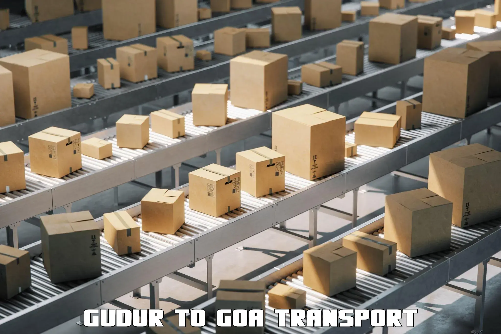Luggage transport services Gudur to Mormugao Port