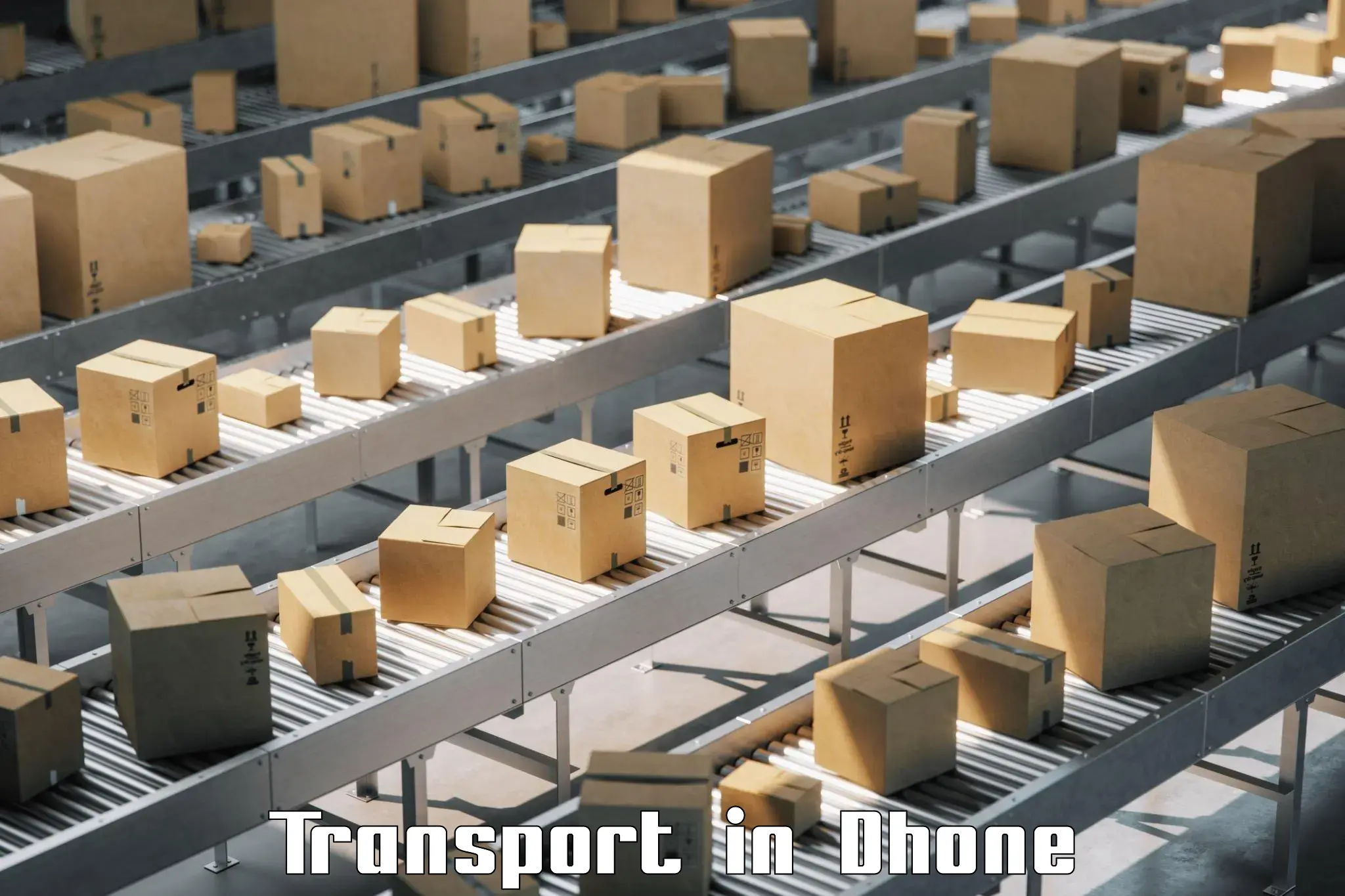 Domestic goods transportation services in Dhone