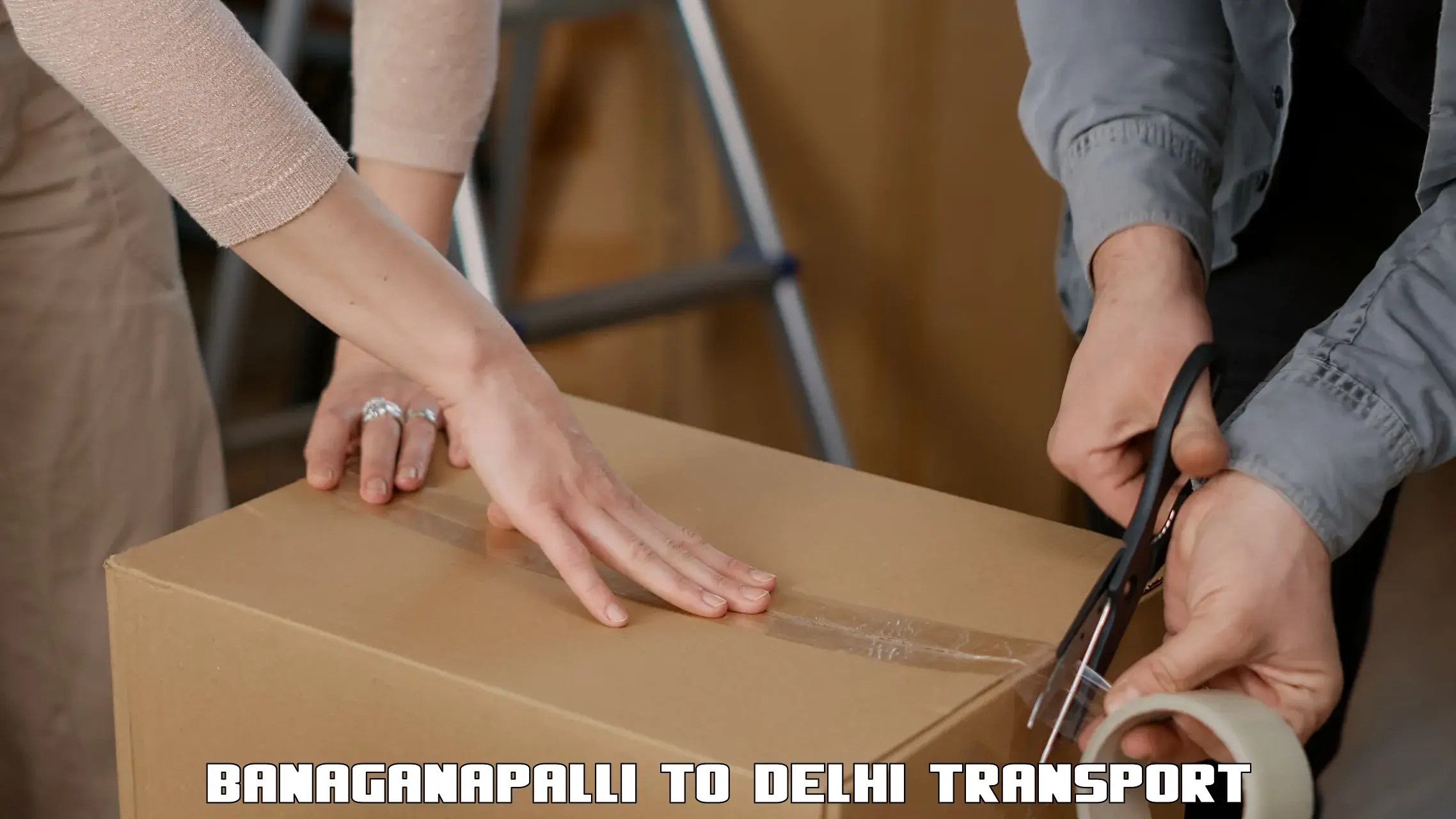 Lorry transport service Banaganapalli to IIT Delhi