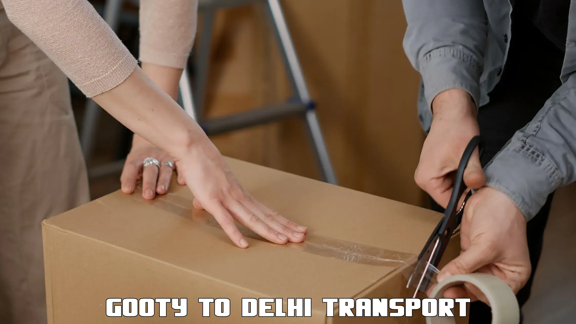 Container transport service Gooty to NIT Delhi